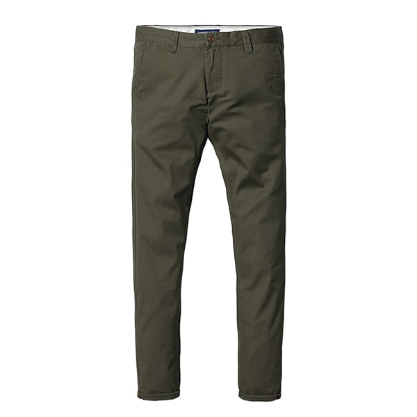 Slim Straight Men Casual Pants