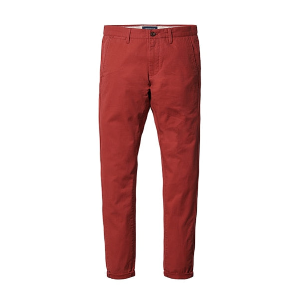 Slim Straight Men Casual Pants