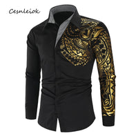 Luxury Gold Black Shirt