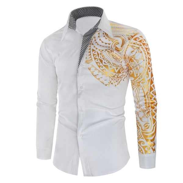 Luxury Gold Black Shirt