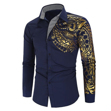 Luxury Gold Black Shirt