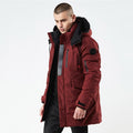 Long Style Epaulet Cotton Padded Jackets