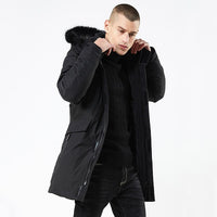 Long Style Epaulet Cotton Padded Jackets