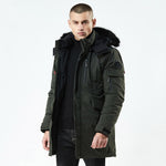 Long Style Epaulet Cotton Padded Jackets
