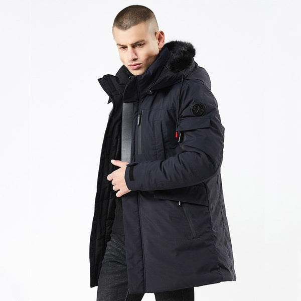 Long Style Epaulet Cotton Padded Jackets