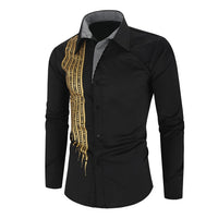 Luxury Gold Black Shirt