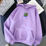 Frog Print Hoodies Men