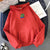 Frog Print Hoodies Men