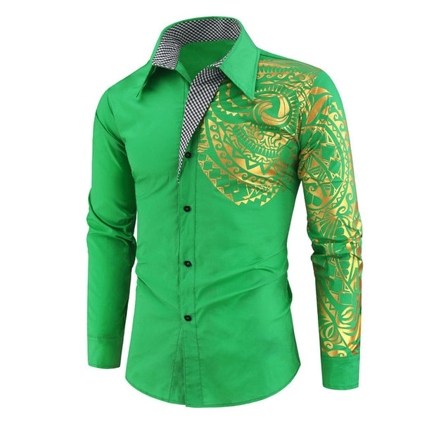 Luxury Gold Black Shirt