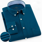 Mens Long Sleeve Oxford Dress Shirt