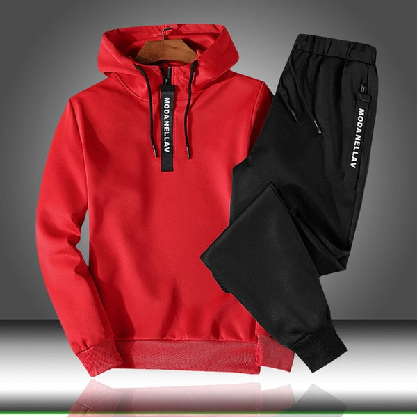 Patchwork Men's Sportswear Sets