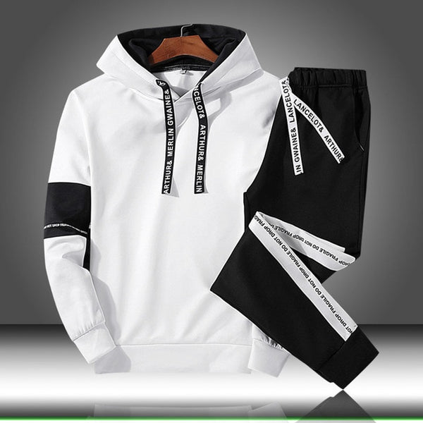 Patchwork Men's Sportswear Sets