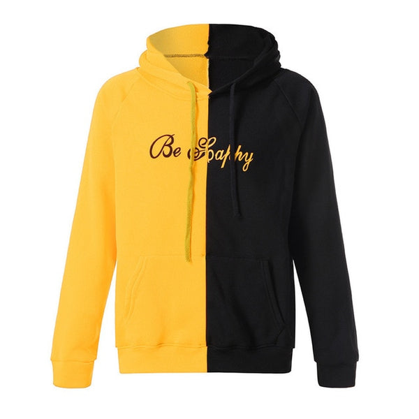 Smiling Face Print Hoodie