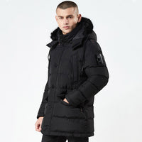 Long Style Epaulet Cotton Padded Jackets