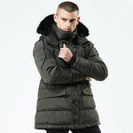 Long Style Epaulet Cotton Padded Jackets