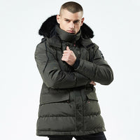 Long Style Epaulet Cotton Padded Jackets