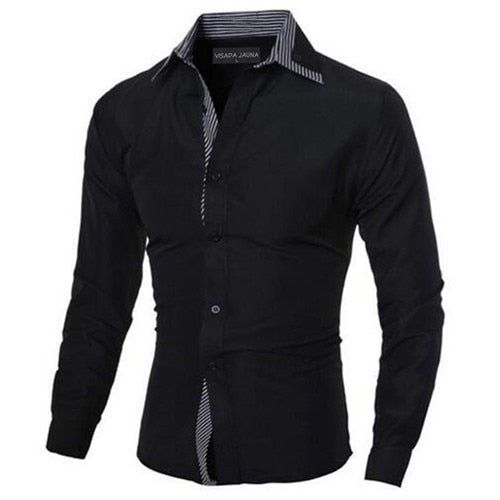 British Style Cotton Men's Shirt