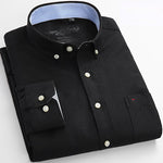 Mens Long Sleeve Oxford Dress Shirt