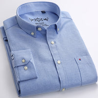 Mens Long Sleeve Oxford Dress Shirt