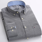 Mens Long Sleeve Oxford Dress Shirt