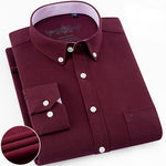 Mens Long Sleeve Oxford Dress Shirt