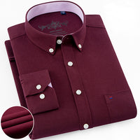 Mens Long Sleeve Oxford Dress Shirt