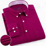 Mens Long Sleeve Oxford Dress Shirt