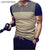 Casual Patchwork Short Sleeve T Shirt