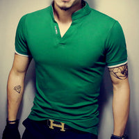 Casual Patchwork Short Sleeve T Shirt