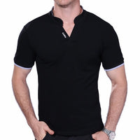Casual Patchwork Short Sleeve T Shirt