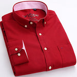 Mens Long Sleeve Oxford Dress Shirt