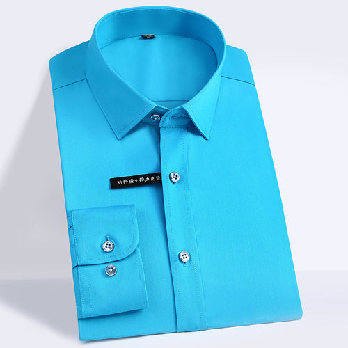 Men's Regular-fit Long Sleeve Stretch Easy Care Shirt