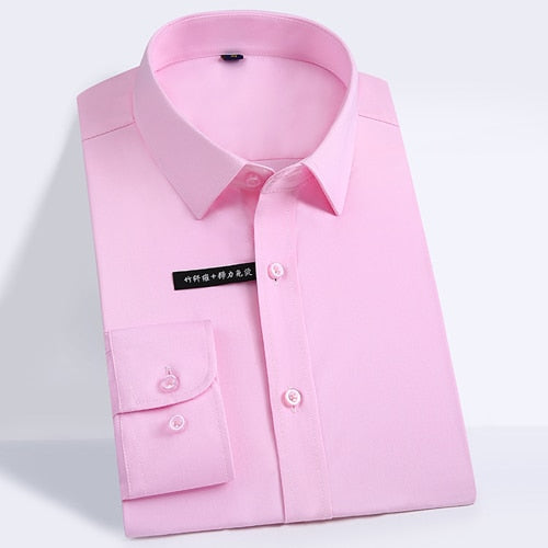 Men's Regular-fit Long Sleeve Stretch Easy Care Shirt