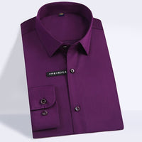 Men's Regular-fit Long Sleeve Stretch Easy Care Shirt