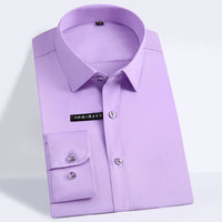 Men's Regular-fit Long Sleeve Stretch Easy Care Shirt