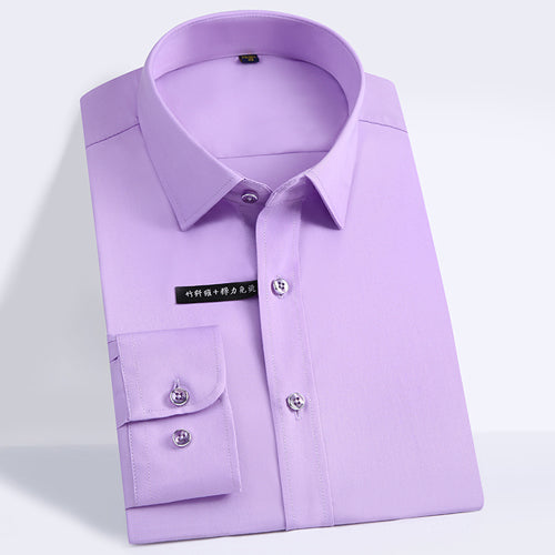 Men's Regular-fit Long Sleeve Stretch Easy Care Shirt