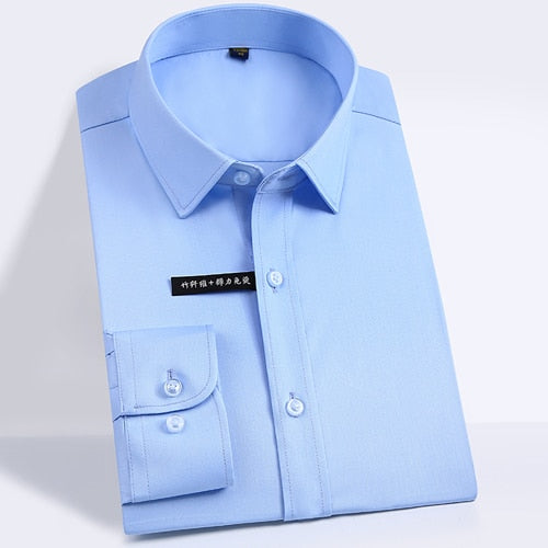 Men's Regular-fit Long Sleeve Stretch Easy Care Shirt