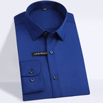 Men's Regular-fit Long Sleeve Stretch Easy Care Shirt