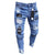Denim Scratched High Quality Jean