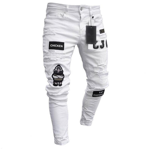 Denim Scratched High Quality Jean
