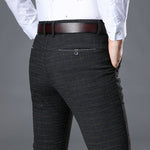 Men's Stretch Stripe Casual Pants