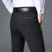 Men's Stretch Stripe Casual Pants