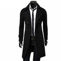 Mens Overcoat Casual Slim Fit