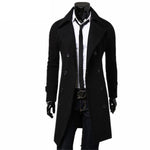 Mens Overcoat Casual Slim Fit