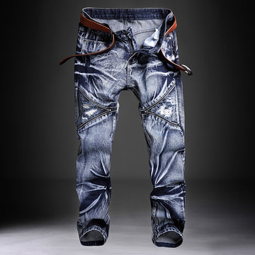 Denim Biker Pant Slim Fit