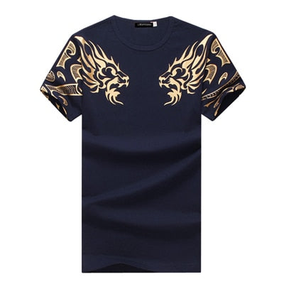 Casual Patchwork Short Sleeve T Shirt