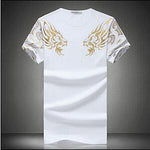 Casual Patchwork Short Sleeve T Shirt
