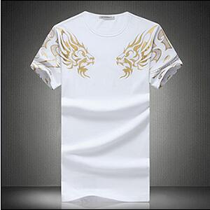 Casual Patchwork Short Sleeve T Shirt