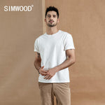 cotton white t shirt men